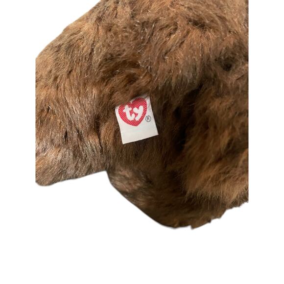 TY Beanie Babies Brown Bear Stuffed Animal Plush Toy - Picture 5 of 6